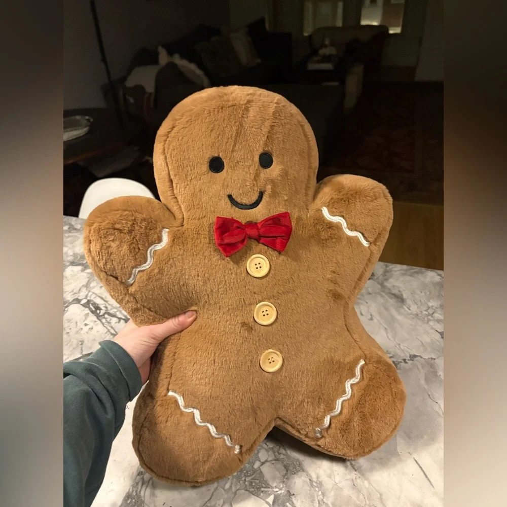 New Martha Stewart gingerbread pillow!